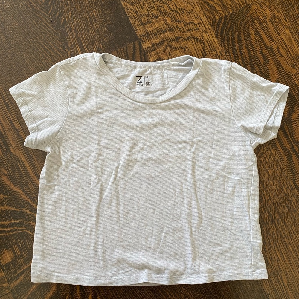 Zella girls striped t shirt